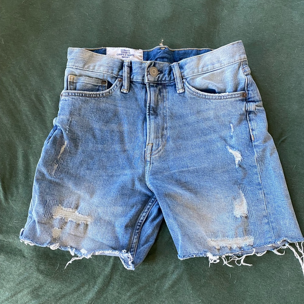 Denim shorts